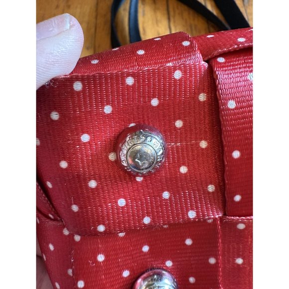 Harveys Original Seatbelt Bag Disney Minnie Mouse Big Black Red polka dot Bow - Picture 8 of 15